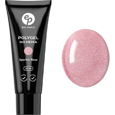 Bio Nails polygél sparkle rose No Hema v tube 30 ml
