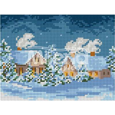 Milena Style Сгушени в снега - гоблен със схема