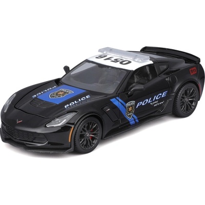 Maisto Design Authority policajný model 2015 Corvette Z06 1 kus 1:24