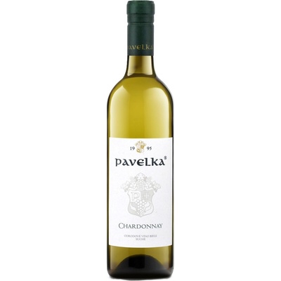 Pavelka a syn Chardonnay Výber z hrozna 12,5% 0,75 l (čistá fľaša)