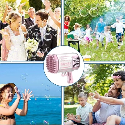 Dětský bublinkový svítící bublifuk Bazooka
