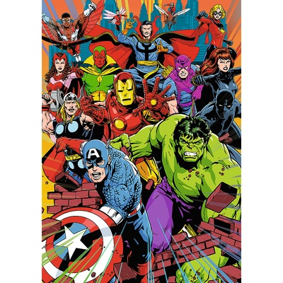 Trefl - Puzzle Premium Plus: Marvel Heroes - 1 000 piese