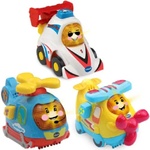 VTech Игрален комплект Vtech - Състезателни превозни средства (V242183)