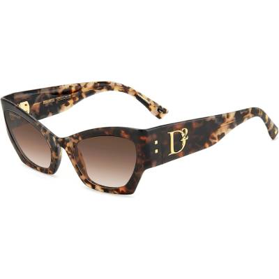 Dsquared2 Слънчеви очила DSquared2 Women's Cat Eye Round Sunglasses - Grey Havana