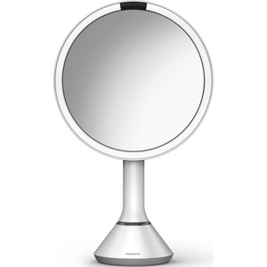 simplehuman Огледало със сензор Simplehuman с контрол на интензитета на светлината 20 см бяло (ST3054)