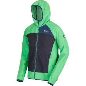 Regatta Яке Regatta Men's Carpo Water Resistant Wool Long Sleeve Softshell Jacket - Fairway/SlGr