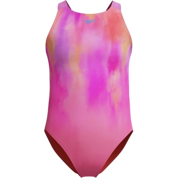 Speedo Цял бански girls print pulseback 1pc