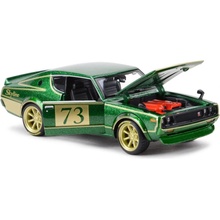 Maisto 1973 Nissan Skyline 2000GT R KPGC 110 zelená Tokyo Mods 1:24