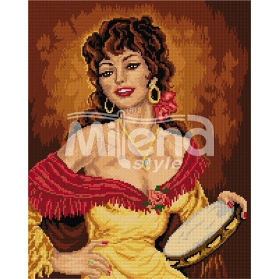 Milena Style Дорита - гоблен със схема конци Ariadna 1: 4