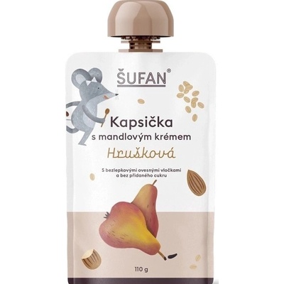 Šufan Kapsička s mandlovým krémem Hrušková 110 g