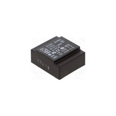 Transformátor zalévaný 1VA 115VAC 10V 10V 50mA 50mA PCB 50g