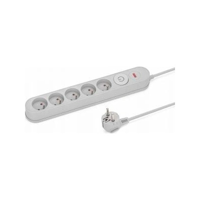 MONTIS Surge protection strip gray 5 sockets 1, 5m MONTIS MT138-1, 5