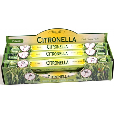 Tulasi indické vonné tyčinky Citronella 20 ks – Zboží Dáma