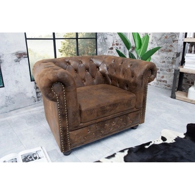 Komfort-nábytok 17383 Chesterfield Antik hnedá