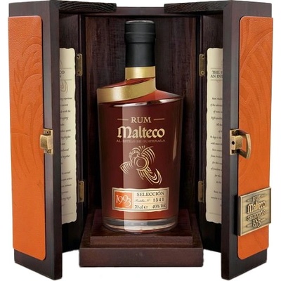 Malteco Selección 40% rum 40 % 0,7 l (v drevenom boxe)