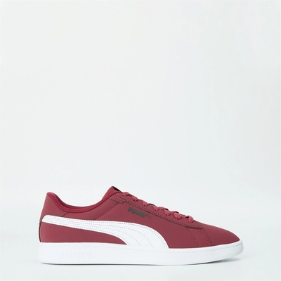 PUMA Мъжки маратонки Puma Smash 3.0 Buck Low-Top Trainers Mens - Burgundy/White
