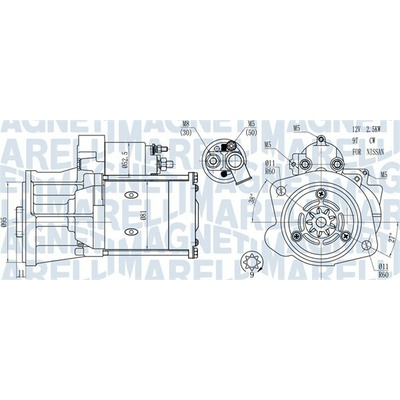 MAGNETI MARELLI Štartér 063721491010