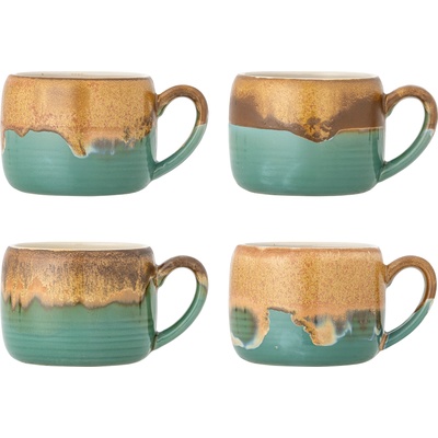 Bloomingville Sheen Чаши, 400 ml, жълто-зелени, 4 бр (82072525)