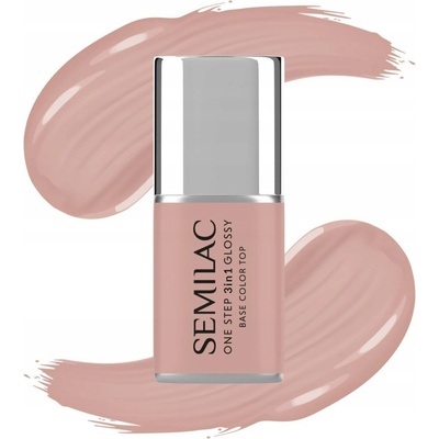 SEMILAC One Step Glossy Hybridní lak na nehty S210 French Beige