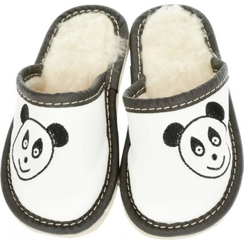biele papuče PANDA