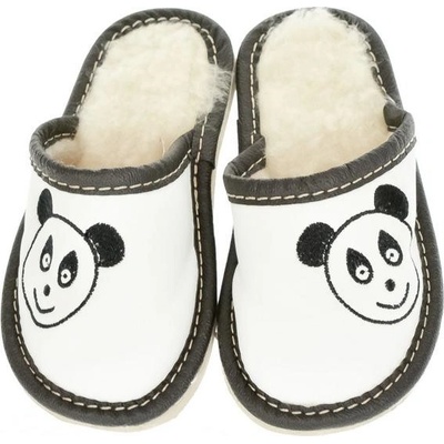 biele papuče PANDA
