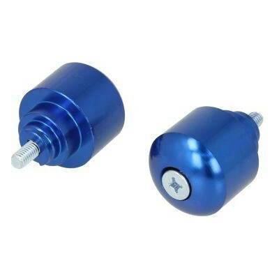 V PARTS (VICMA) koncovky řidítek M6X45 barva světle modrá, (STANDARD HONDA) HONDA CB, CBF, CBR, VFR, VTR 250-1300 1969-2008 (901AZ)