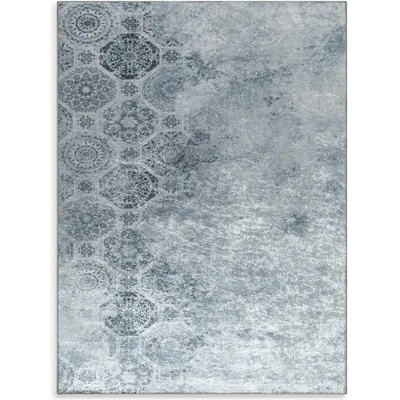 Takoy Koberec 120x160 cm stříbrný, šedý s motivem ornamentů LOTUS 7-HF-490321 | 120 x 160 cm
