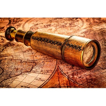 DIMEX ART s. r. o Флизелинов фототапет винтидж телескоп 375 x 250 см