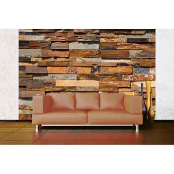 DIMEX ART s. r. o Самозалепваща се флизелинова фототапета цветни каменни плочки 375 x 250 см