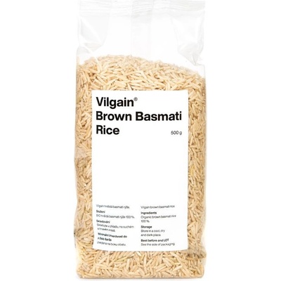 Vilgain Hnědá Basmati Rýže BIO 0,5 kg – Zbozi.Blesk.cz