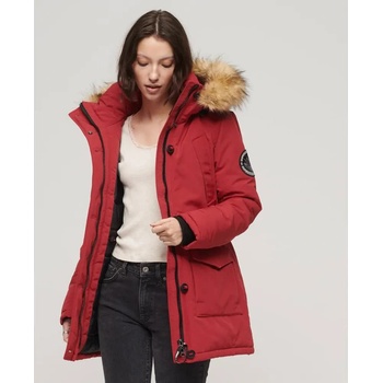SUPERDRY Анорак Superdry Everest Faux Fur parka - Red (Deep Red)