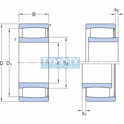 SKF C4026 V/C4VM118 toroidní ložisko CARB – Hledejceny.cz