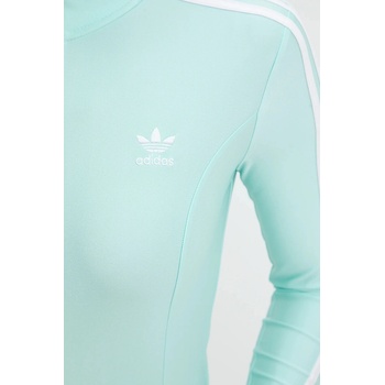 Adidas Суичър adidas Originals 3-Stripes в тюркоазено с апликация JC5579 (JC5579)