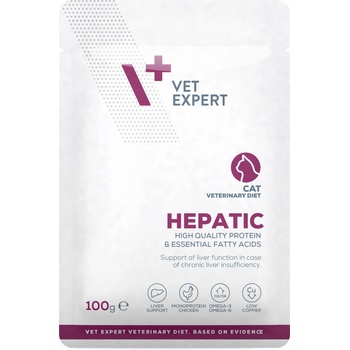 VetExpert Hepatic Cat - мокра ветеринарна храна за котки, 100г