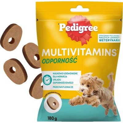 PEDIGREE Multivitamíny Imunita doplňkové krmivo pro dospělé psy kuřecí příchuť 180 g