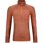 Ortovox Дамско мериносово термобельо Ortovox Women's 230 Competition Zip Neck Merino base layer - Faded Tangerine - размер XS (115-1531-0611)