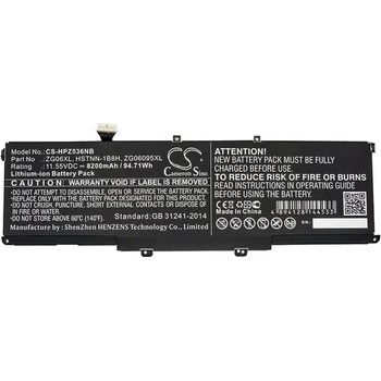 Image 1 of Cameron Sino Батерия за лаптоп HP ZBook Studio G5, ZBook Studio X360 G5 5CN15PA, HSTNN-1B8H LiIon 11, 55V 8200mAh CAMERON SINO (CS-HPZ536NB)