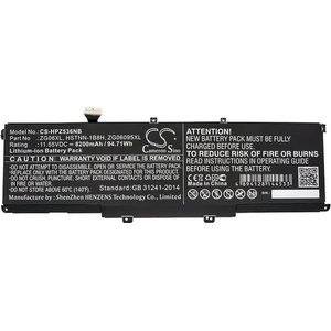 Cameron Sino Батерия за лаптоп HP ZBook Studio G5, ZBook Studio X360 G5 5CN15PA, HSTNN-1B8H LiIon 11, 55V 8200mAh CAMERON SINO (CS-HPZ536NB) - xtreme