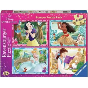 Ravensburger - Puzzle 4x100 Disney Princess - 100 piese