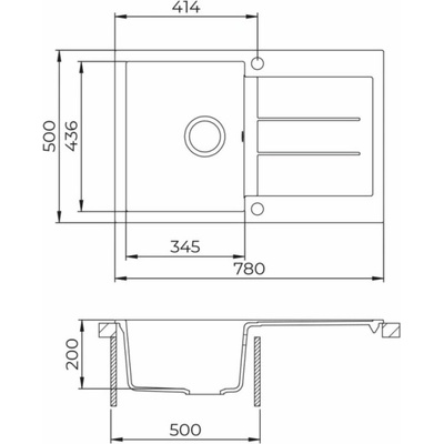 Aquasanita Tesa SQT101-601AW
