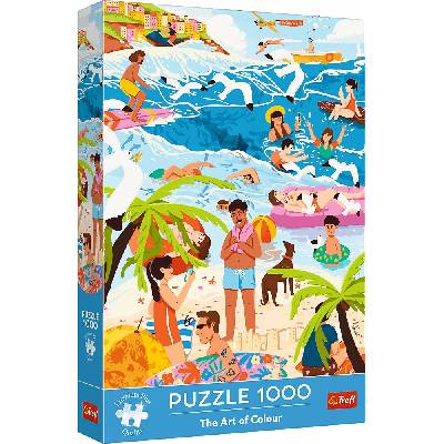TREFL UMĚNÍ BAREV V PRÁZDNINOVÉM ZÁPALU 1000 DÍLKŮ