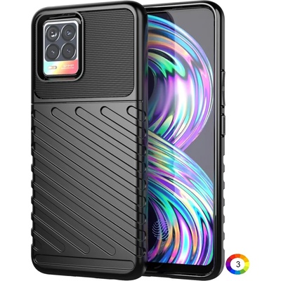 realme 8/8 Pro Удароустойчив Twill Texture Калъф и Протектор