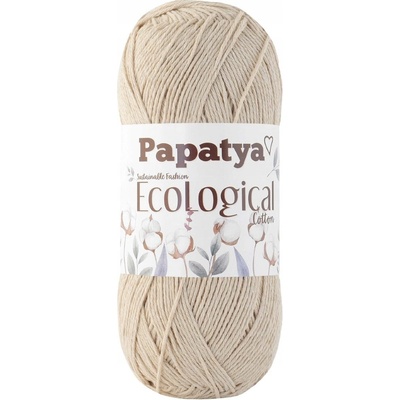 Priadza EcoLogical Papatya 304 BEŽOVÁ 100 % bavlna