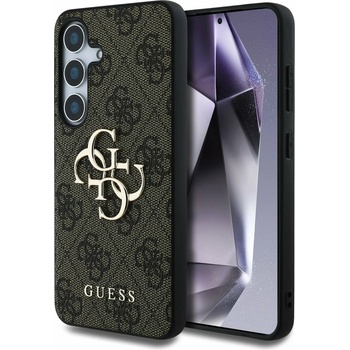GUESS PU 4G метално лого заден капак за Samsung Galaxy S25 Brown Guess | Lilav | ЖЕНИ | UNI