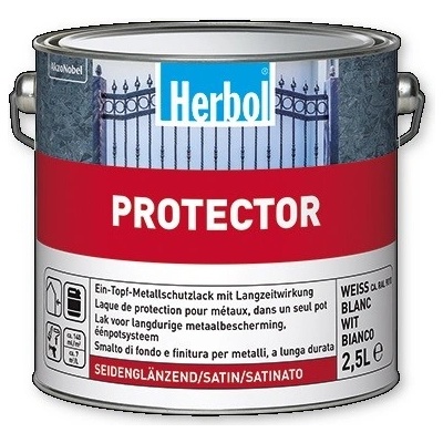 Herbol Protector email na kovové konstrukce tónovaný 2,5L RAL 1015