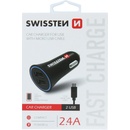 Adaptér do auta Swissten 2,4A Power 2x Usb + Kábel Micro Usb (20110900)
