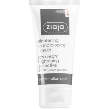 Ziaja Med Whitening Care защитен крем против пигментни петна SPF 20 50ml