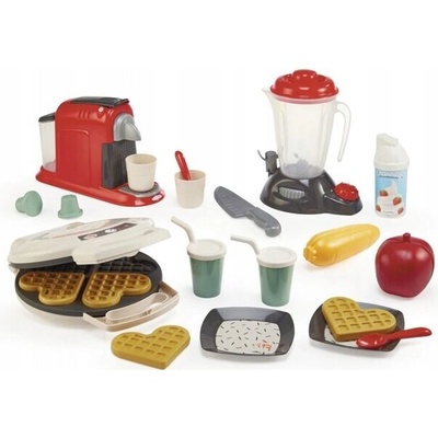 Ecoiffier Snídaňová sada pro drobné domácí spotřebiče Vaflovač Blender Ekspress