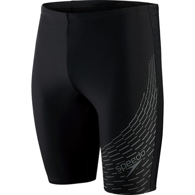 Speedo Бански гащета Speedo Men's Medley Logo Jam Swim Shorts - Black/Grey