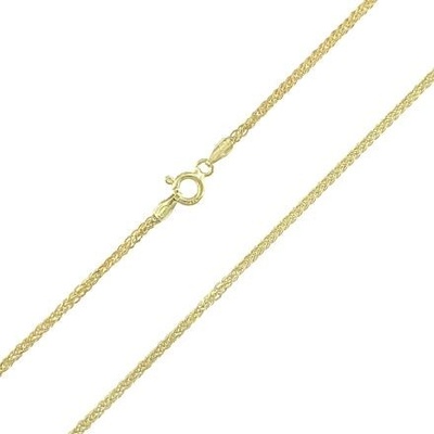 Infinity Silver Stříbrný pozlacený řetízek spiga sq 1393035G42